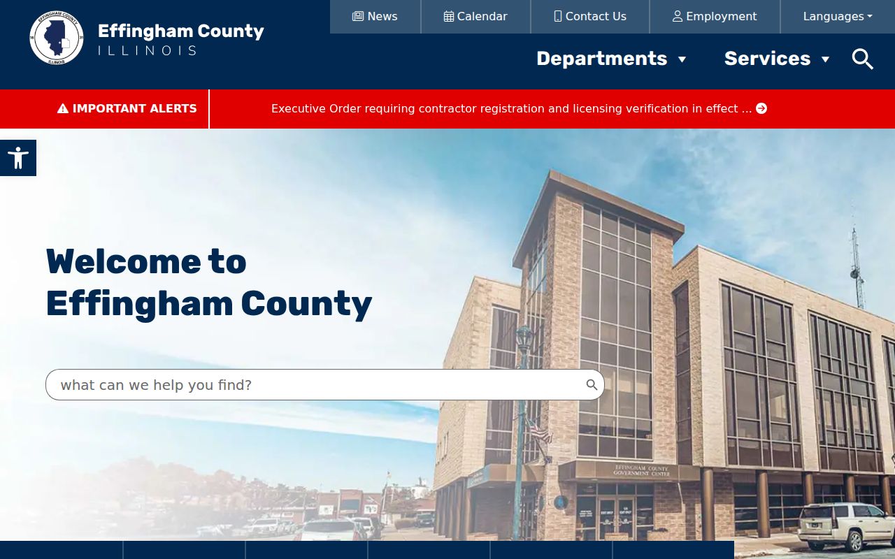 Effingham County government directory and office gateway