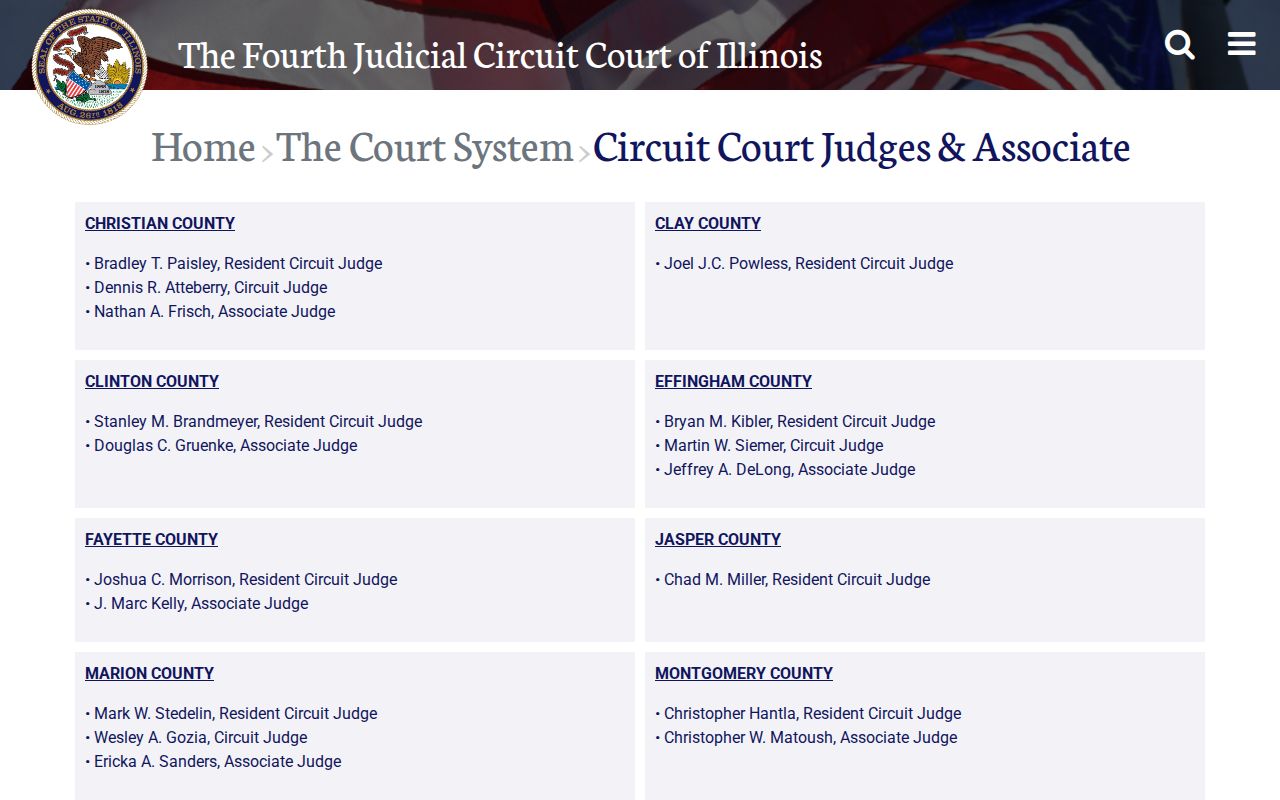 Effingham County criminal court judges roster